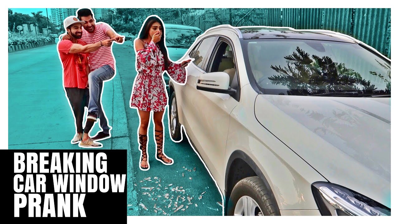 Breaking Car Window PRANK | Pranks in India | Rimorav Vlogs