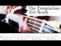 The temptations  get ready  bass cover  tabs