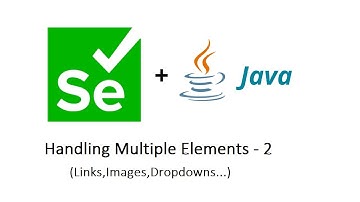 Selenium Training || Handling Multiple Similar Elements   2