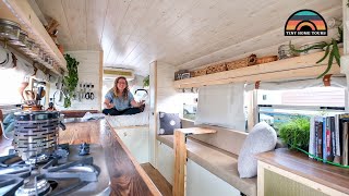 Her Gorgeous DIY $8k Mini Bus Tiny House - Lost Apartment - Found Freedom screenshot 5