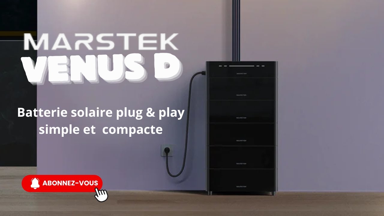 Marstek Venus D, la batterie plug & play simple et compact