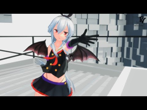 【MMD杯ZERO2】つみ式島風さんドラキュラverの「モザイクロール」1440p60fps