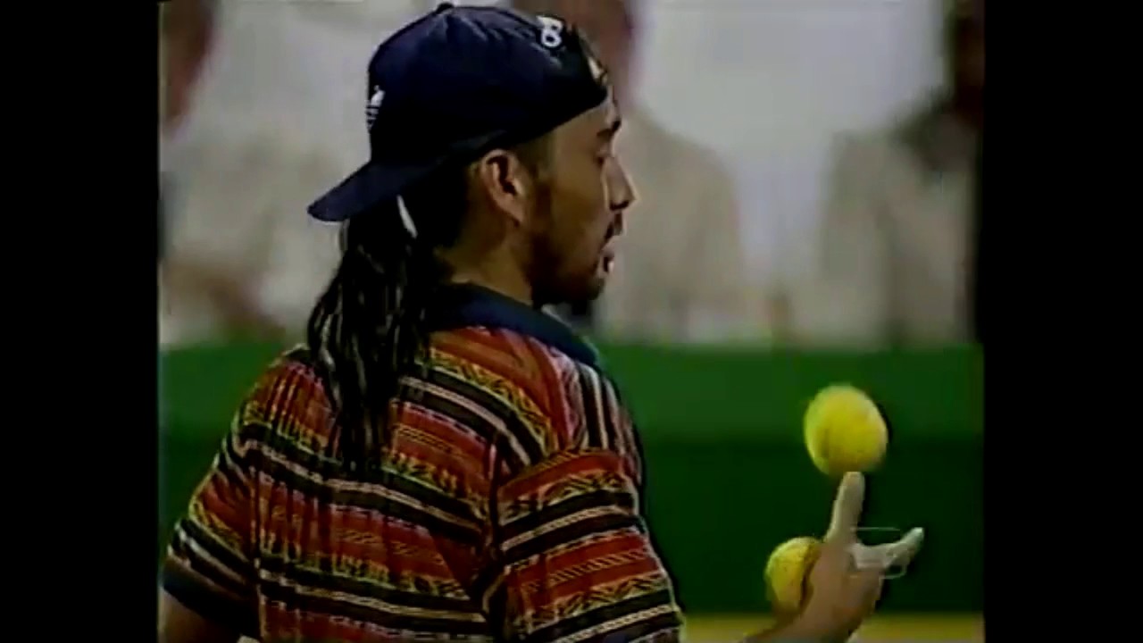 Great Tennis Match!! Marcelo Rios (19 years old) - Michael Chang 1995