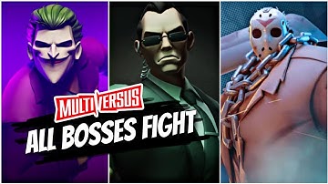 MultiVersus (PS5): All Bosses Full Fight | Agent Smith | The Joker | Jason Voorhees