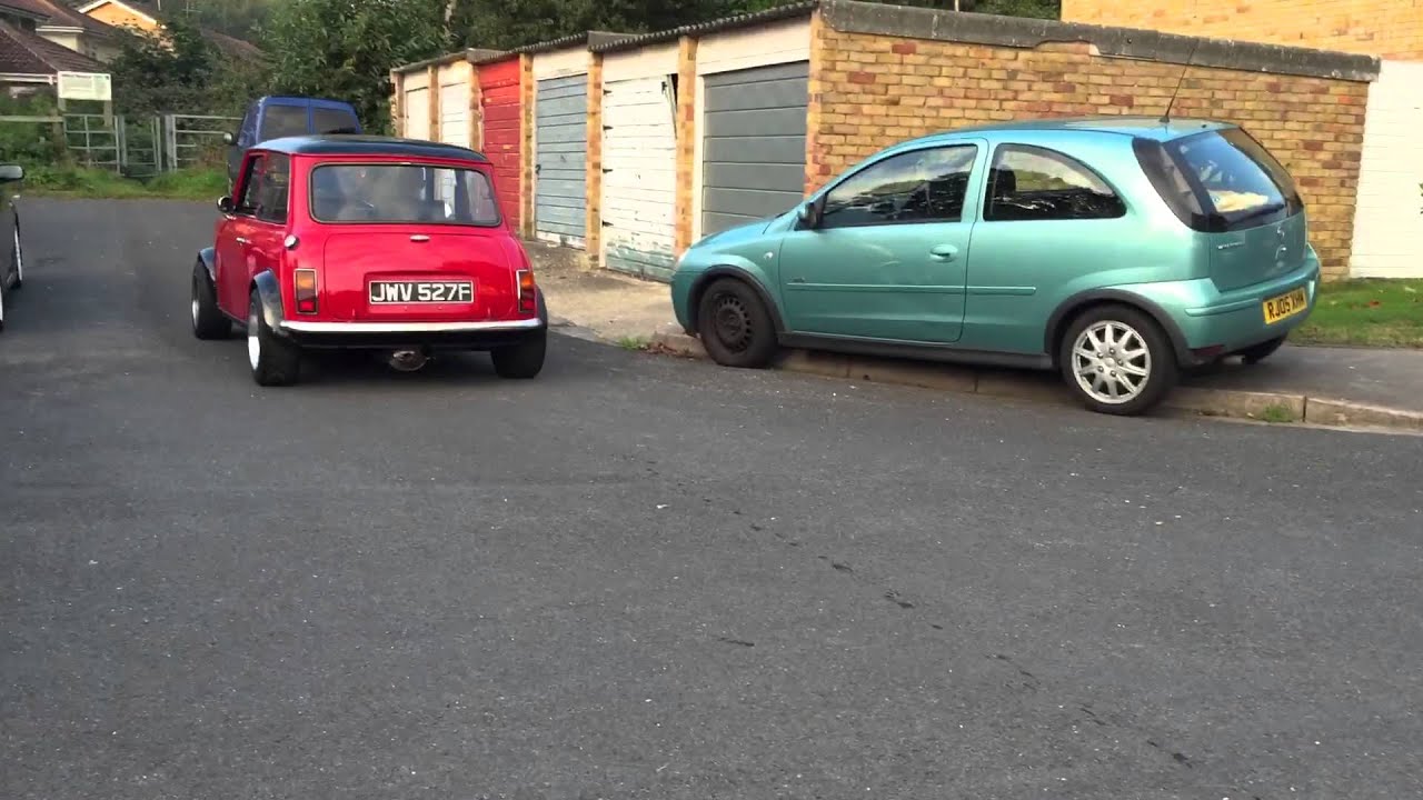 Classic Austin mini 1.3 turbo Toyota starlet engine 4efte td04 turbo ...