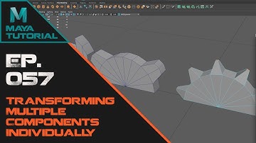 Transforming Multiple Components Individually in Maya