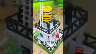 Mini House Model Making 🏠😱 | Amazing DIY Craft Idea #shorts #viral #new