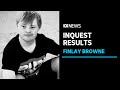 Parents of Finlay Browne call for change as recommendations from inquest are released | ABC News