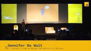 Jennifer De Walt: How I learned to Code by Making 180 websites in 180 days | JSConf.ar 2014 Andreas Gal J2me Js A Multi Threaded Java Vm In Javascript Jsconf Ar 2014
