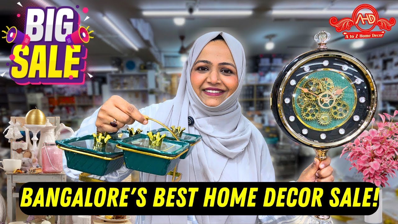 BANGALORE’S HIDDEN GEM: BIGGEST Sale on Premium Home Decor, Islamic Wall Art, Imported Crockery