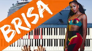 Brisa (Iza) - Acompanhamento Inversões - Como Tocar Piano - Iniciante