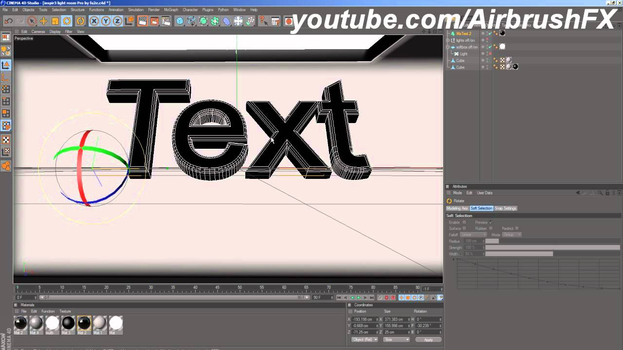 Cinema 4D Tutorial - How to remove background for transparent text ...