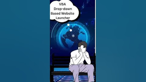 VBA Drop-down Based website launcher| VBA Macros tips. #shorts #macro #vba #excel