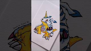 Drawing Gabumon From Digimon Adventure