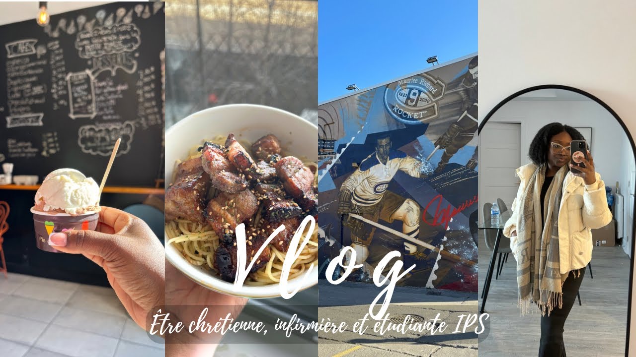 VLOG | Vie d'infirmière chrétienne et étudiante IPS : solo date, meal prep, étude, gym, car reset