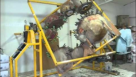 Virtual Rocks Rotational Casting