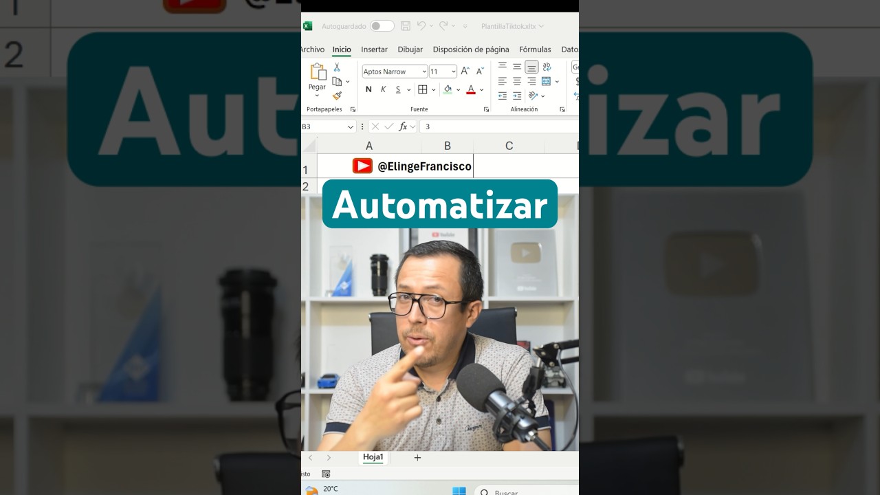 C&oacute;mo automatizar el ordenamiento de datos de una tabla en Excel.