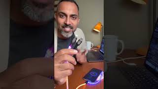 RGB Symphony 66W USB-C Fast Charging Cable with Gradient Lighting
