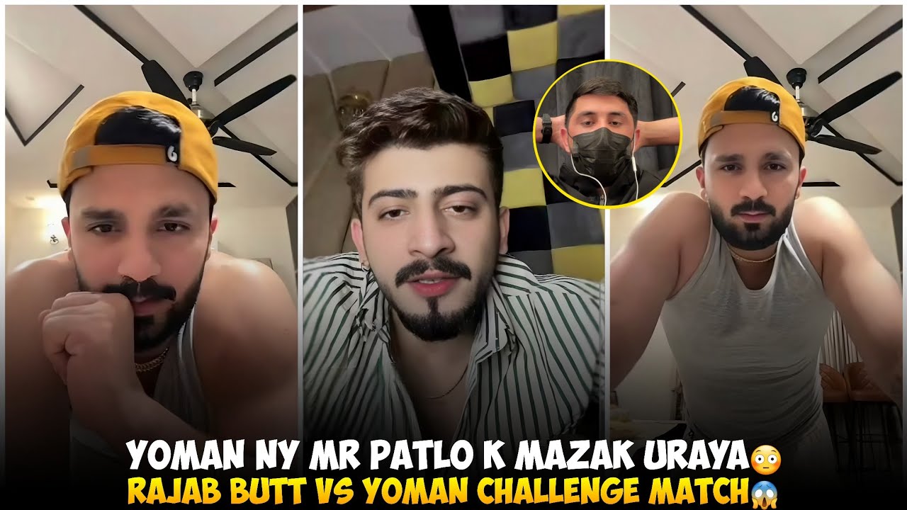 Rajab Butt Vs Yoman Challenge Match | Yoman Ny Mr Patlo K Mazak Uraya | Rajab or Yoman Funny Match