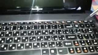 видео Как снять клавиатуру с ноутбука