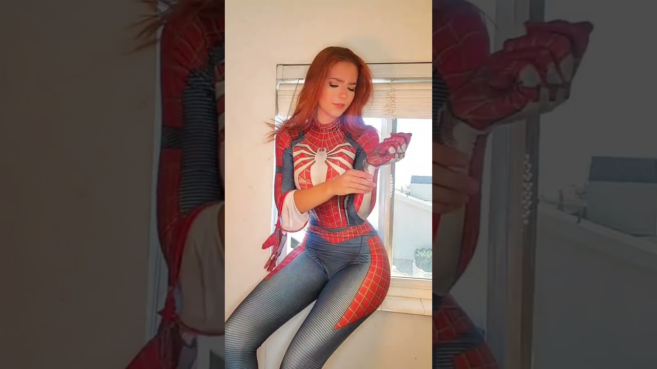 tb except this time I HAVE A MASK 🕷🕷🕷❤#spidergirl #spiderwoman#hercules #spiderman#sony#spiderverse
