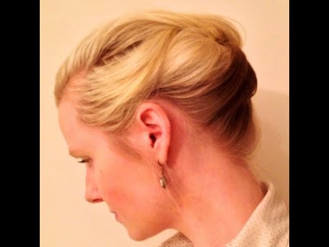 Quick & Easy Soft French Twist Do - 'The Diagonal Double Roll' - The Mane Event