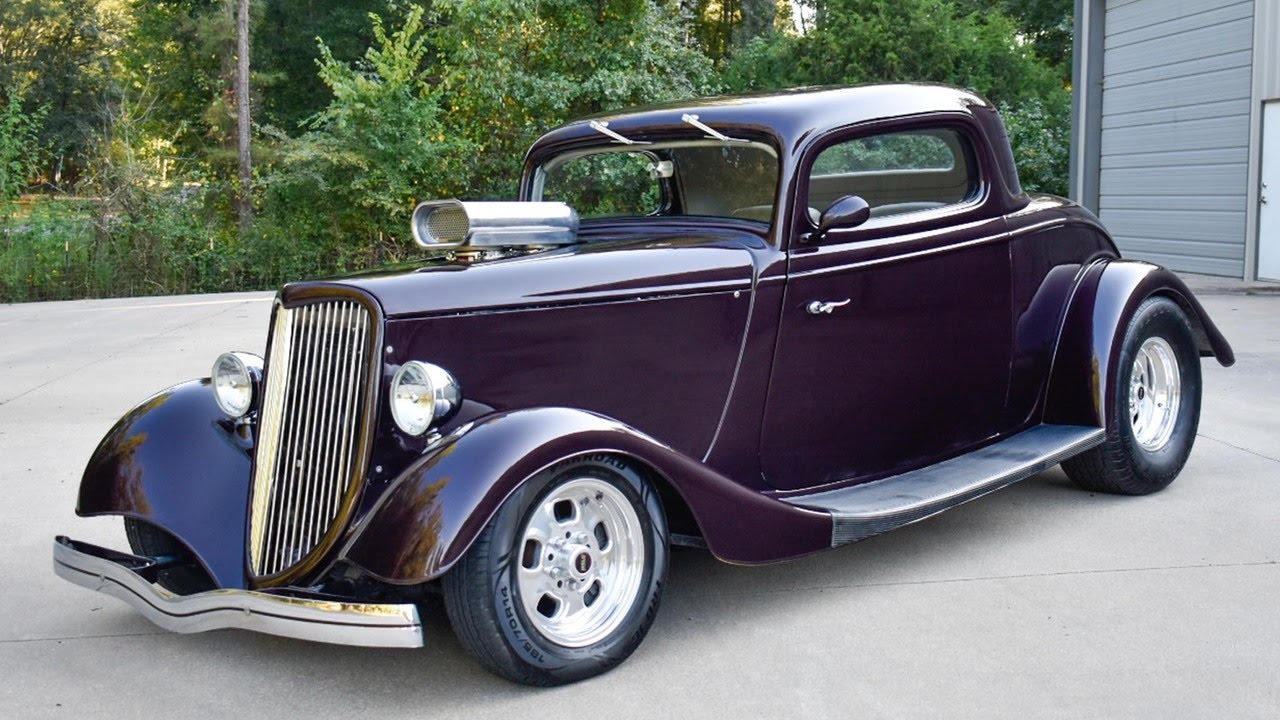 スナップオン Snap on 1934 フォード ホットロッド ストリートロッド 1934 Ford Model 40 3-Window Coupe Hot Rod Walk-around Video