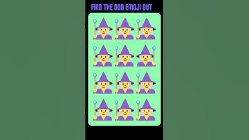 Find the Odd emoji out||Memory test challenge #shorts