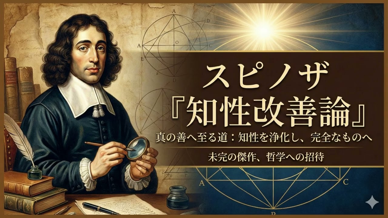 スピノザ『知性改善論』 - YouTube