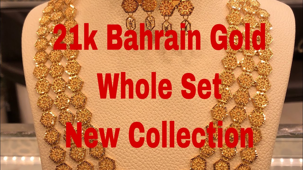 Golden Collection Bahrain 21k Bahrain Gold Whole Set New Collection #bahrainiGold #21k # ...