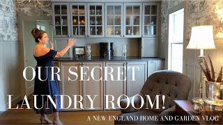 Room Tour! Come see our secret laundry room. A weekly New England home and garden vlog