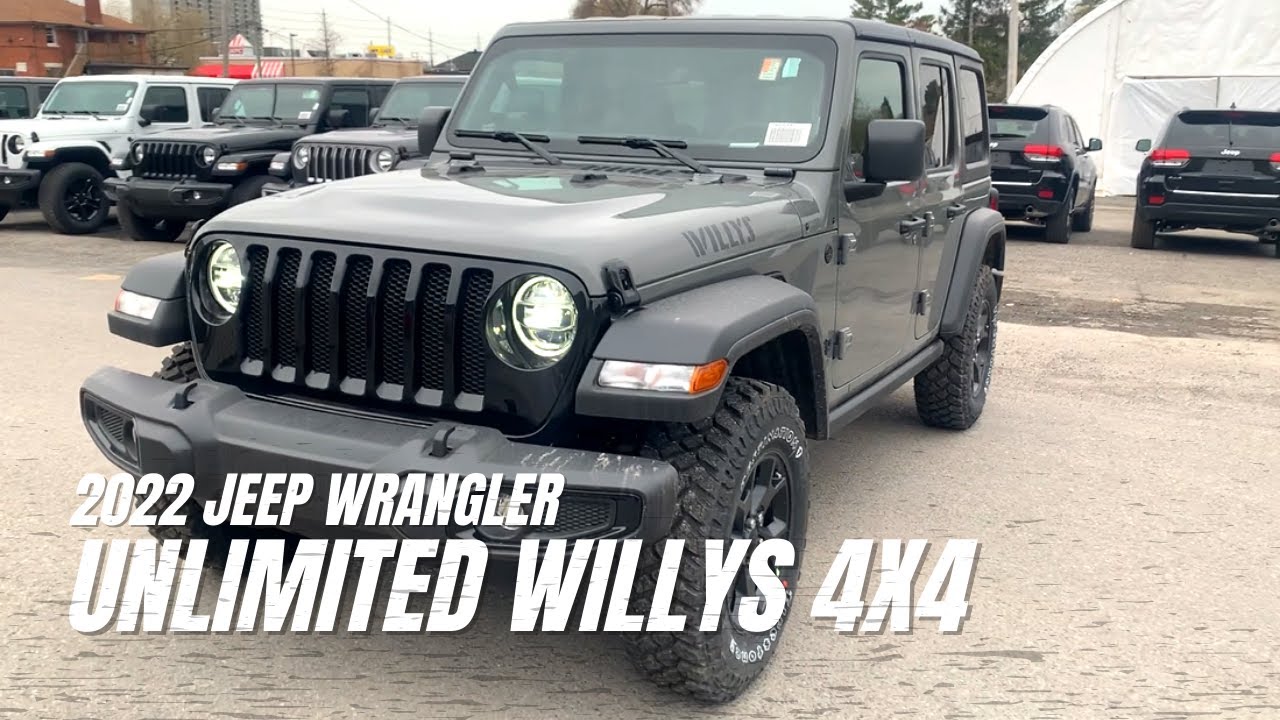 2022 Jeep Wrangler Unlimited Willys | Walkaround Review | 900 St-Laurent  Blvd, Ottawa, ON - YouTube