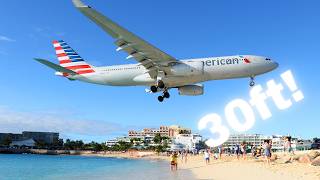 Insane St. Maartens Landings Rare Planes