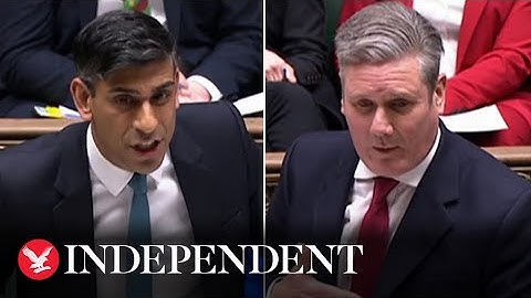 Watch again: Rishi Sunak faces Keir Starmer in PMQs after small boats bill announced