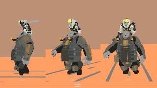 Polar Pirate Walk Cycle