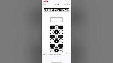 Calculator on Thunkable by Haniyah