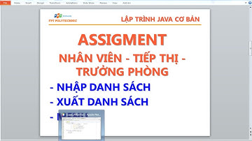 java1 Chương trình quản lý nhân viên  OOP AS2 P3