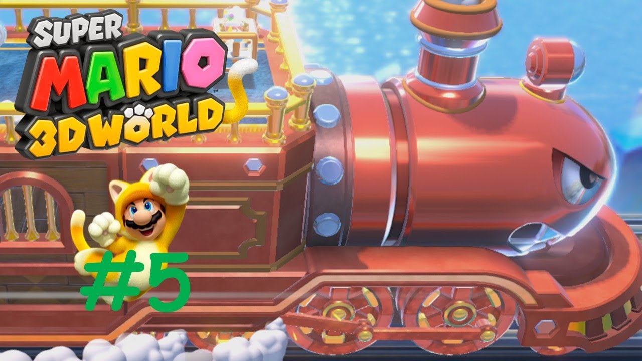 Super Mario 3D World - Parte 5 - El tren de los Bill Bala