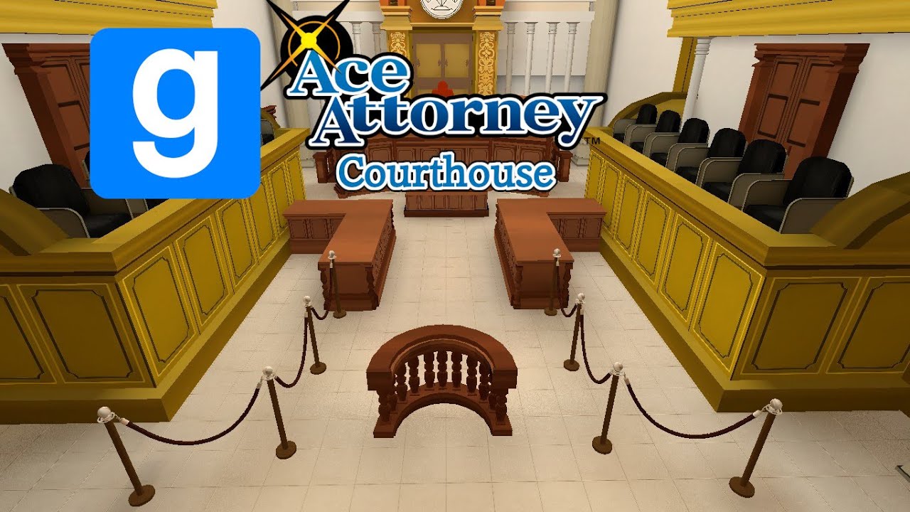 Ace Attorney District Court in Garry's Mod Showcase! YouTube