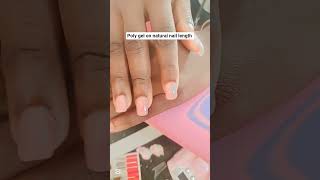 short polygel nails on my client. #shortvideo #nails #nailart #nailtech