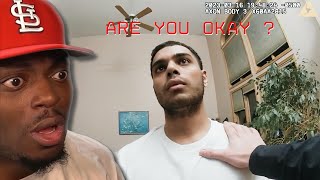 Tray Reacts To Wannabe Tough Guy Punches Cop In Front Of His Parents