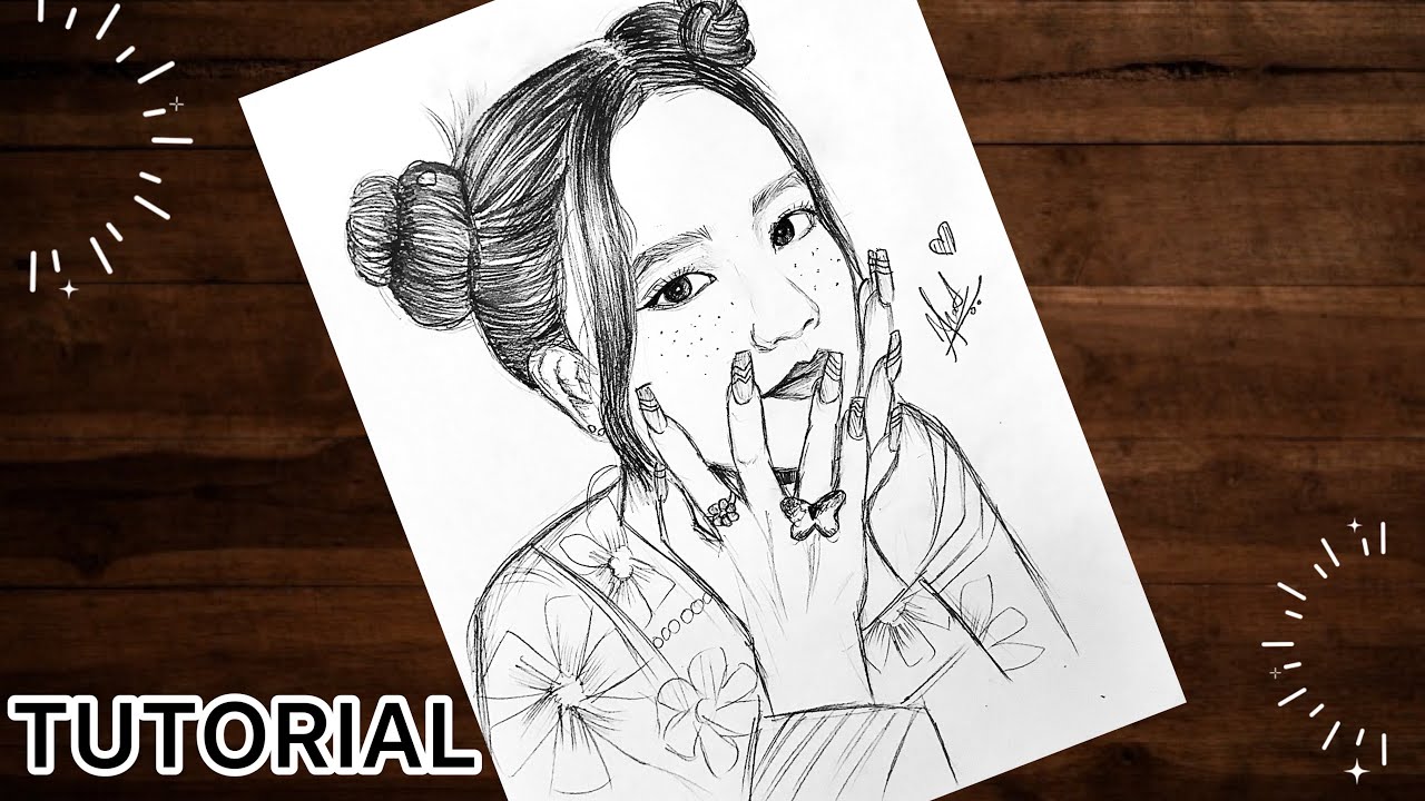 Drawing Blackpink Jisoo (Pencil Sketch)| How to draw Blackpink Jisoo ...