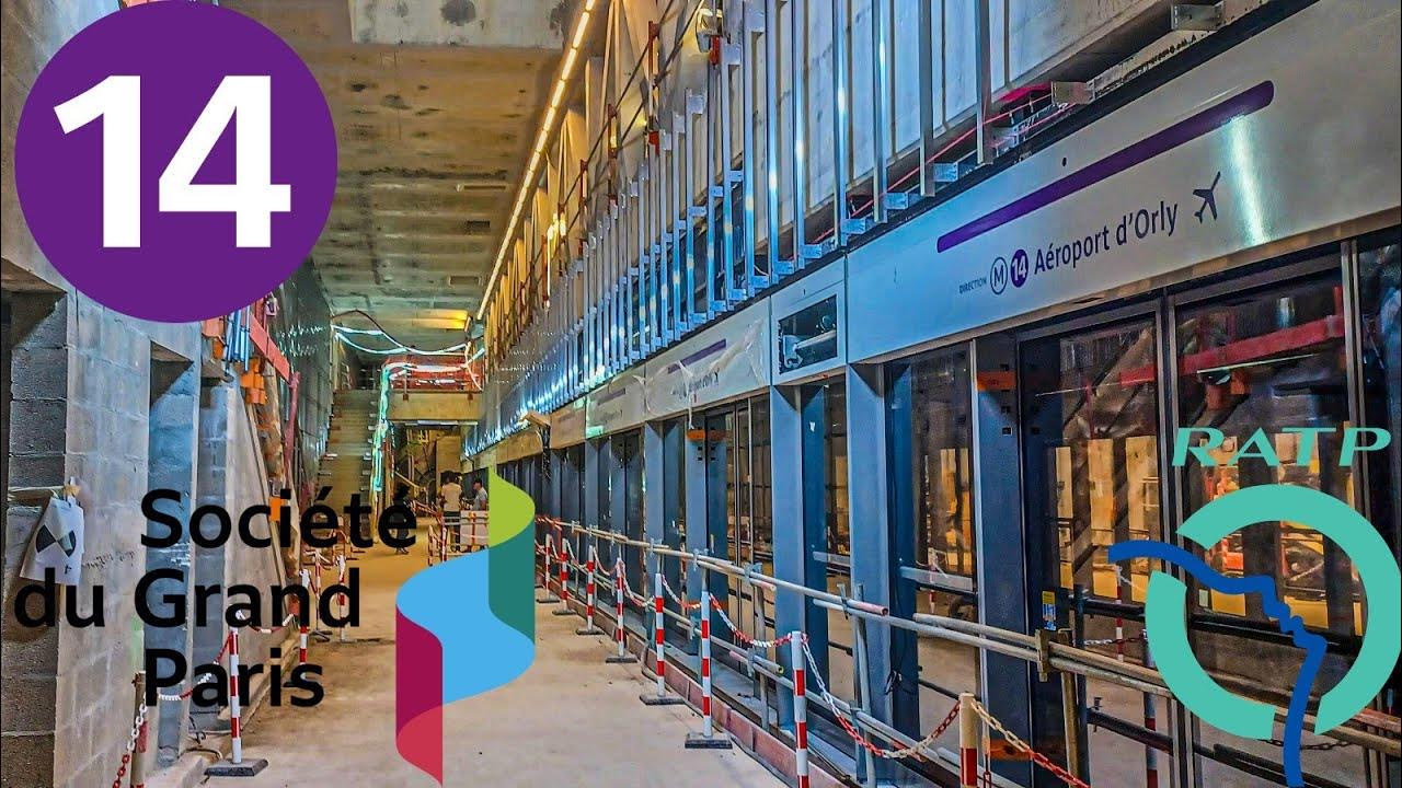 [RATP]Visite du Prolongement de la ligne 14 a la Futur Station L