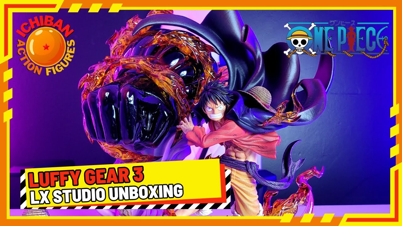 LUFFY RED ROC LX STUDIO UNBOXING - ONE PIECE PT-BR #onepiece #luffy # ...