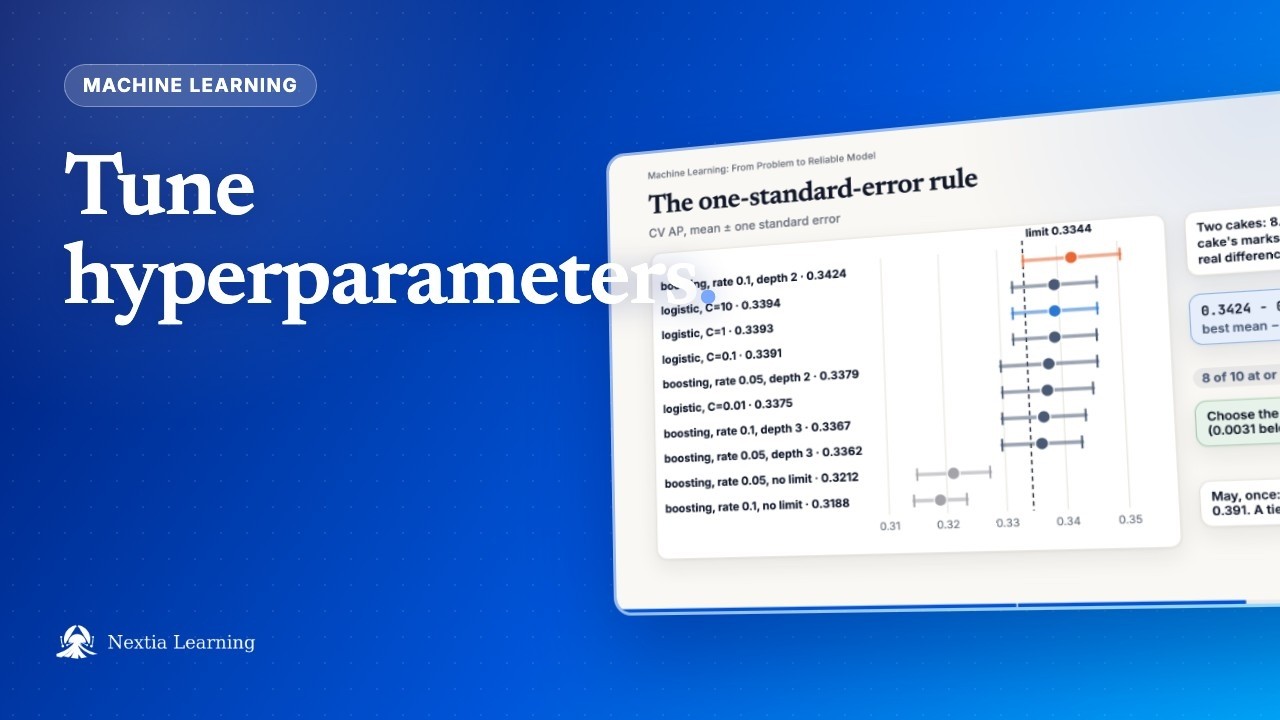 Tune hyperparameters | Machine Learning | Nextia Learning - YouTube