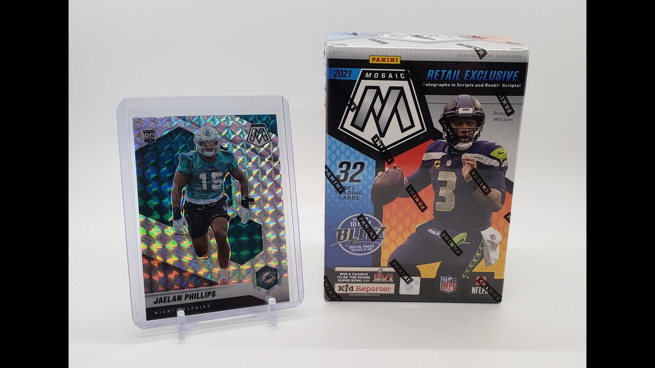 💥NEW RETAIL PRODUCT RELEASE💥 2021 Mosaic Football Blaster Box!🤯 Blaster Exclusive Mosaic Parallels!🎰