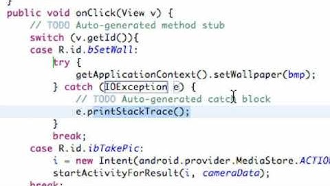 Android Application Development   41   Finish Camera and Wallpaper App