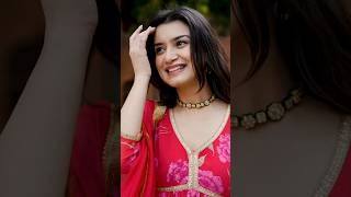 Bright Red Floral Print Salwar Suit