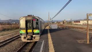 長万部発東室蘭行普通列車ワンマン運行H100形　#室蘭本線　#H100形 #長万部駅　#JR北海道 #DECMO #HOKKAIDO