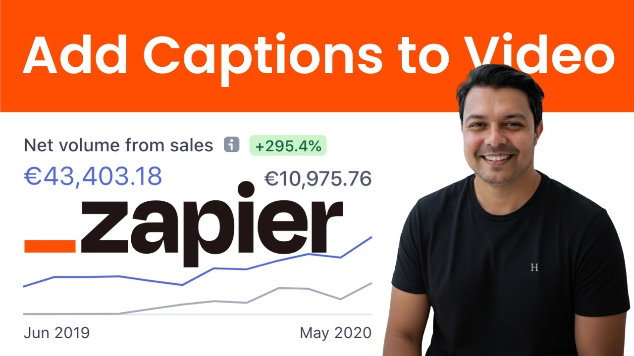 Automate video captions with Zapier tutorial